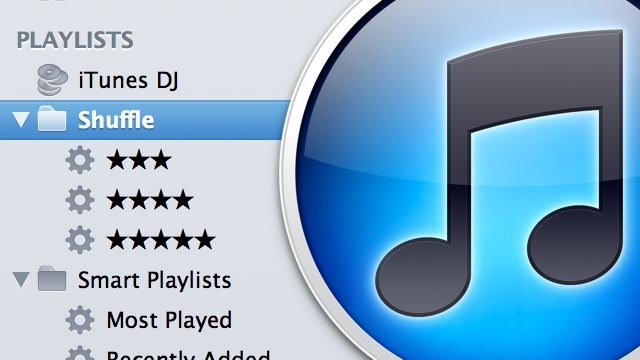 iTunes shuffle playlist